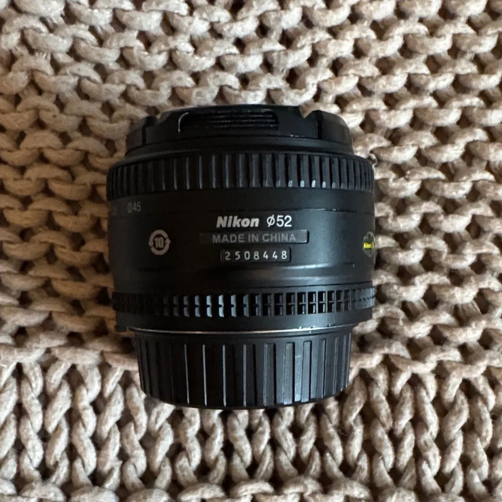 Nikon AF NIKKOR 50mm Lens in Black